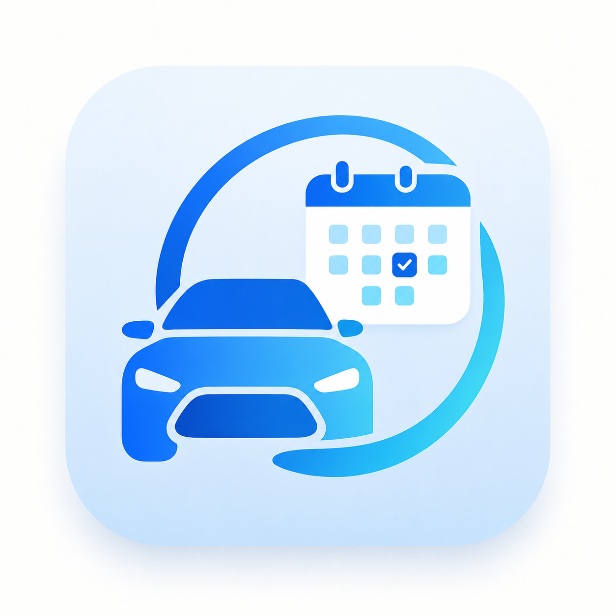 Car Slot - ikona aplikacji rezerwacji automotive